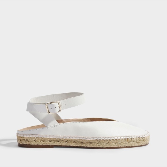 Stuart Weitzman Women's Toga Espadrilles In Off White Soft Grained Calfs… - Picture 3 of 11